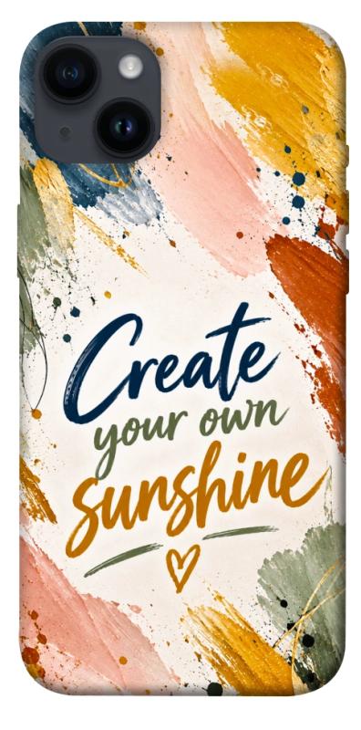 Чохол itsPrint Create sunshine для Apple iPhone 14 Plus (6.7"), написи, купити оптом з доставкою