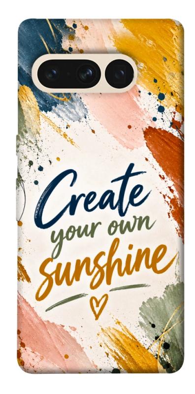 Чохол itsPrint Create sunshine для Google Pixel 7 Pro, написи, купити оптом з доставкою