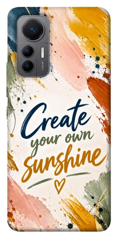 Чохол itsPrint Create sunshine для Xiaomi 12 Lite, написи, купити оптом з доставкою
