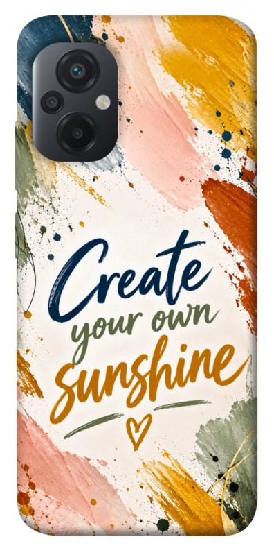 Чохол itsPrint Create sunshine для Xiaomi Poco M5, написи, купити оптом з доставкою