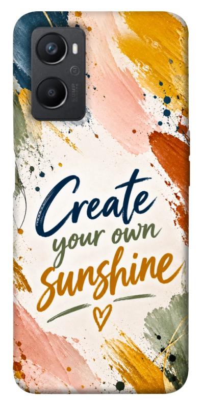 Чохол itsPrint Create sunshine для Oppo A96, написи, купити оптом з доставкою