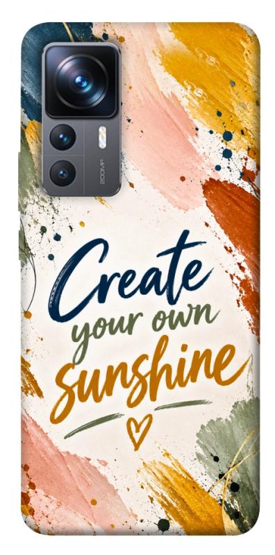 Чохол itsPrint Create sunshine для Xiaomi 12T / 12T Pro, написи, купити оптом з доставкою