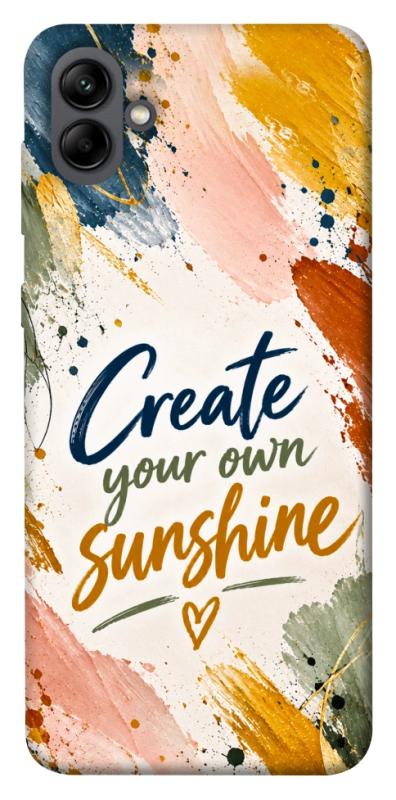 Чохол itsPrint Create sunshine для Samsung Galaxy A04, написи, купити оптом з доставкою