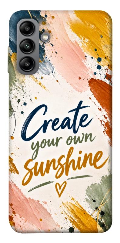 Чехол itsPrint Create sunshine для Samsung Galaxy A04s, надписи, купить оптом с доставкой