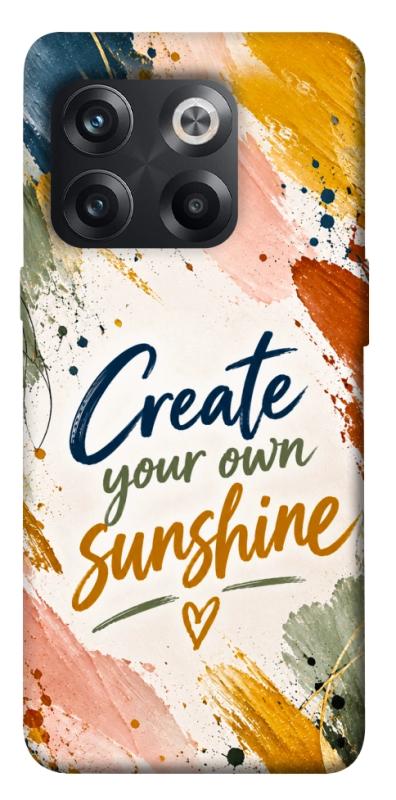 Чехол itsPrint Create sunshine для OnePlus 10T, надписи, купить оптом с доставкой