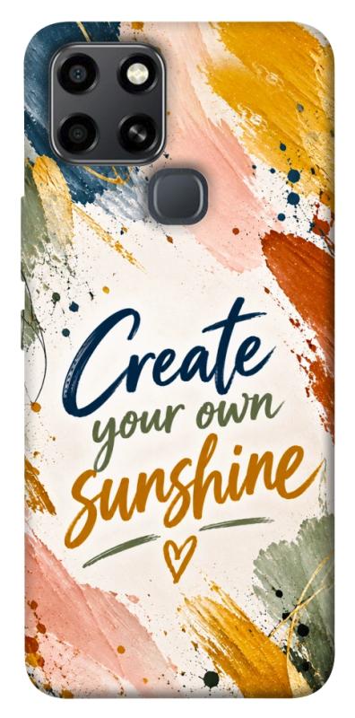 Чохол itsPrint Create sunshine для Infinix Smart 6, написи, купити оптом з доставкою