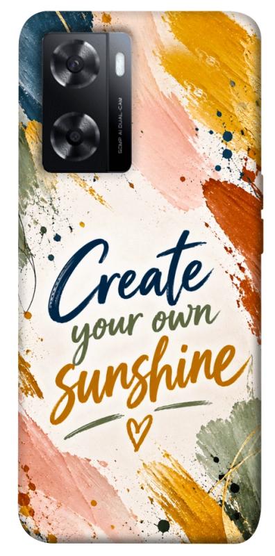 Чохол itsPrint Create sunshine для Oppo A57s, написи, купити оптом з доставкою