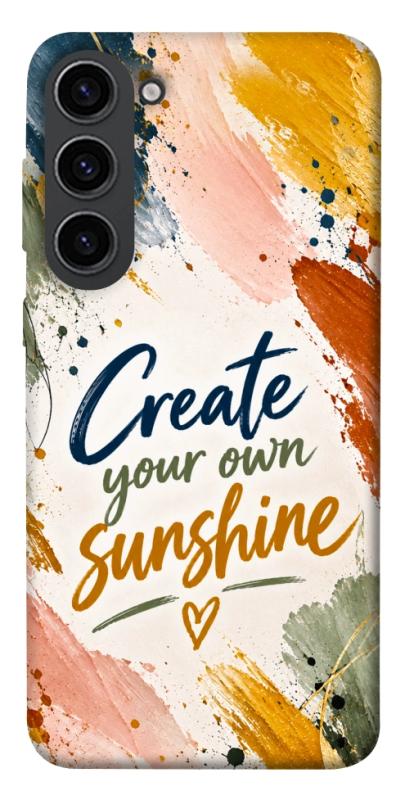 Чехол itsPrint Create sunshine для Samsung Galaxy S23, надписи, купить оптом с доставкой