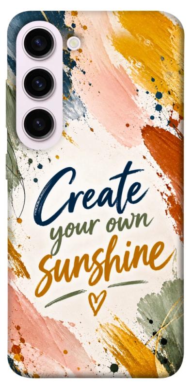 Чохол itsPrint Create sunshine для Samsung Galaxy S23+, написи, купити оптом з доставкою
