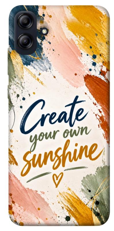 Чехол itsPrint Create sunshine для Samsung Galaxy A04e, надписи, купить оптом с доставкой