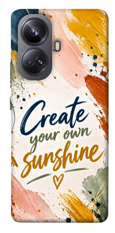 Чохол itsPrint Create sunshine для Realme 10 Pro+, написи, купити оптом з доставкою