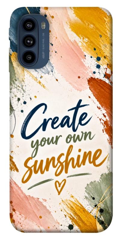 Чохол itsPrint Create sunshine для Motorola Moto G41, написи, купити оптом з доставкою
