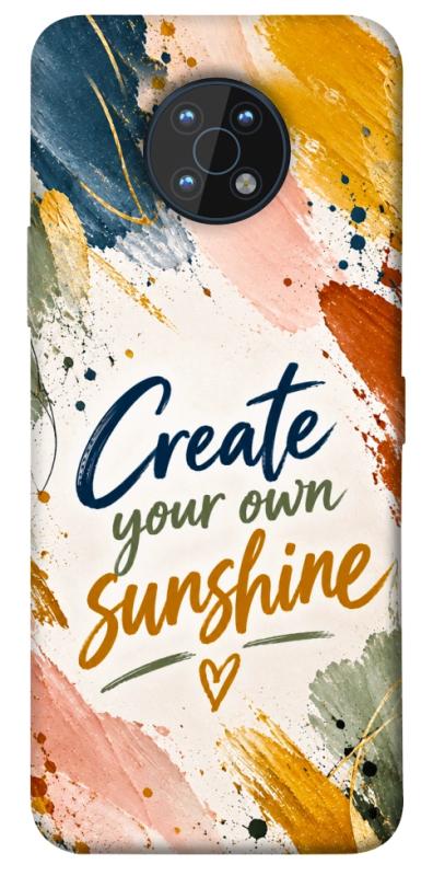 Чохол itsPrint Create sunshine для Nokia G50, написи, купити оптом з доставкою