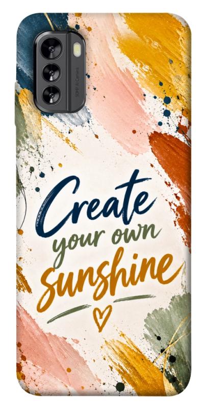 Чохол itsPrint Create sunshine для Nokia G60, написи, купити оптом з доставкою