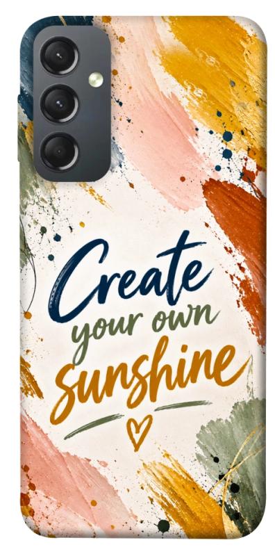 Чохол itsPrint Create sunshine для Samsung Galaxy A24 4G, написи, купити оптом з доставкою