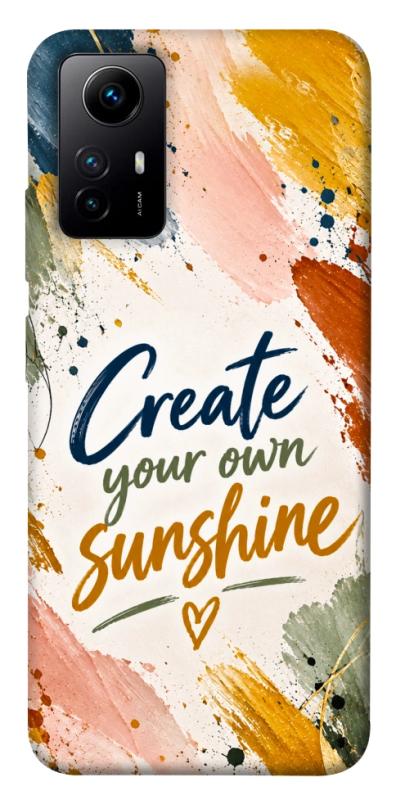 Чохол itsPrint Create sunshine для Xiaomi Redmi Note 12S, написи, купити оптом з доставкою