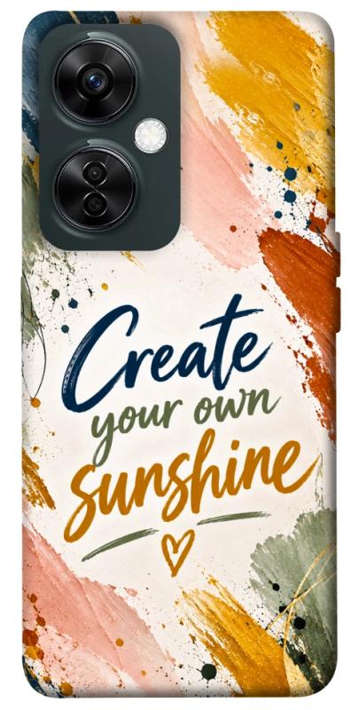 Чохол itsPrint Create sunshine для OnePlus Nord CE 3 Lite, написи, купити оптом з доставкою