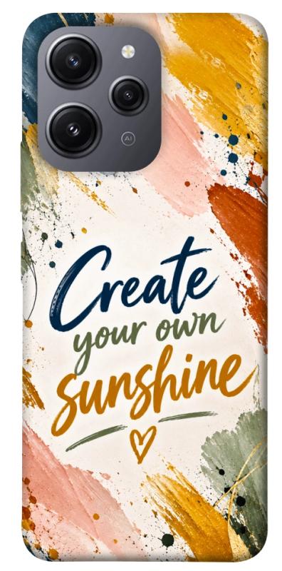 Чохол itsPrint Create sunshine для Xiaomi Redmi 12, написи, купити оптом з доставкою