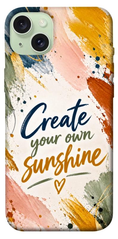Чохол itsPrint Create sunshine для Apple iPhone 15 Plus (6.7"), написи, купити оптом з доставкою