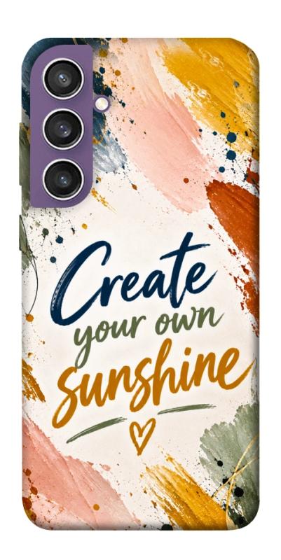 Чехол itsPrint Create sunshine для Samsung Galaxy S23 FE, надписи, купить оптом с доставкой
