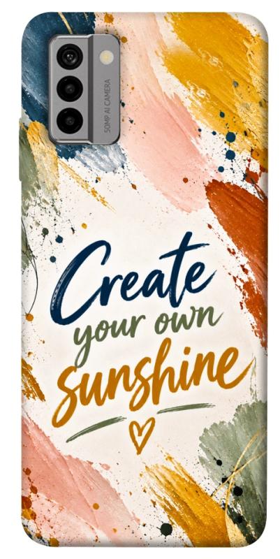 Чохол itsPrint Create sunshine для Nokia G22, написи, купити оптом з доставкою