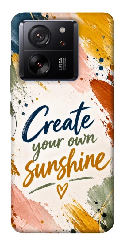 Чохол itsPrint Create sunshine для Xiaomi 13T, написи, купити оптом з доставкою