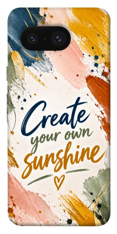 Чехол itsPrint Create sunshine для Google Pixel 8, надписи, купить оптом с доставкой