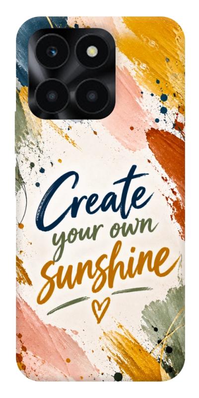 Чохол itsPrint Create sunshine для Huawei Honor X6a, написи, купити оптом з доставкою