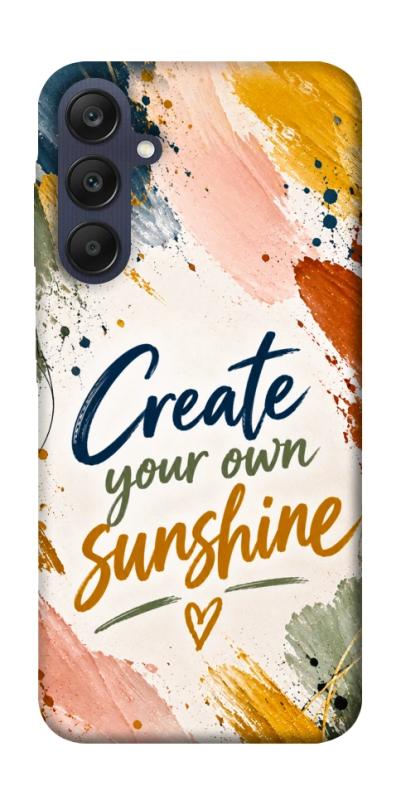 Чехол itsPrint Create sunshine для Samsung Galaxy A25 5G, надписи, купить оптом с доставкой