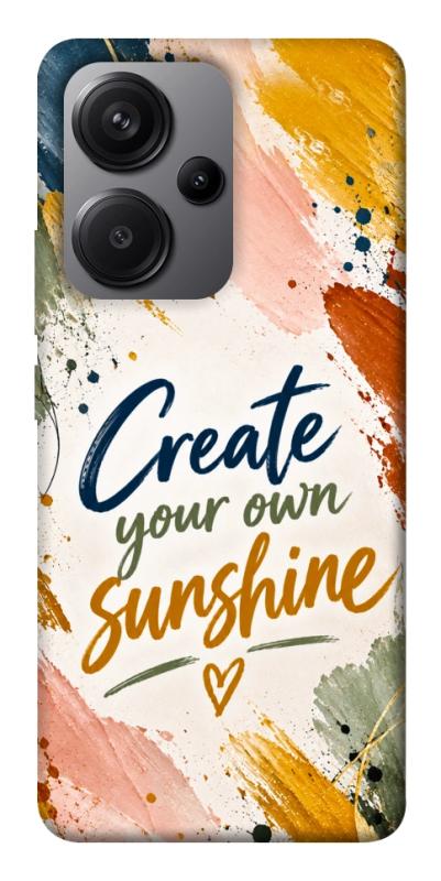 Чехол itsPrint Create sunshine для Xiaomi Redmi Note 13 Pro+, надписи, купить оптом с доставкой