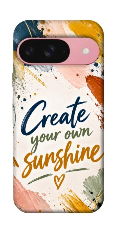 Чохол itsPrint Create sunshine для Google Pixel 9, написи, купити оптом з доставкою