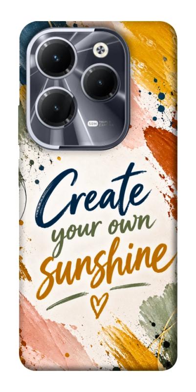 Чохол itsPrint Create sunshine для Infinix Hot 40, написи, купити оптом з доставкою