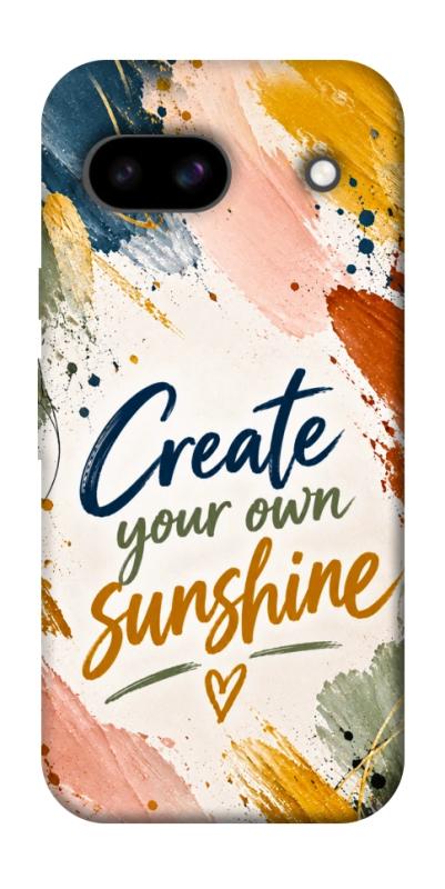 Чохол itsPrint Create sunshine для Google Pixel 8a, написи, купити оптом з доставкою