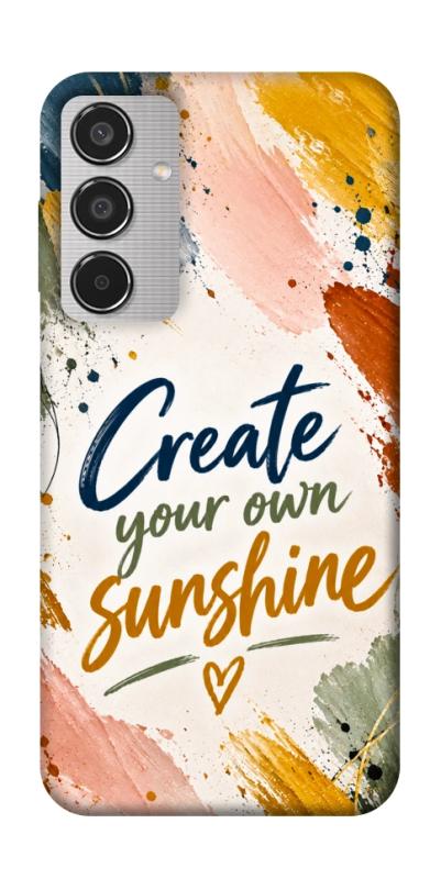 Чехол itsPrint Create sunshine для Samsung Galaxy M35 5G, надписи, купить оптом с доставкой