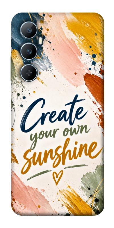 Чохол itsPrint Create sunshine для Realme C65 4G, написи, купити оптом з доставкою