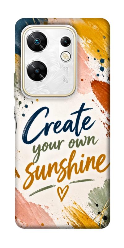 Чохол itsPrint Create sunshine для Infinix Zero 30 4G, написи, купити оптом з доставкою