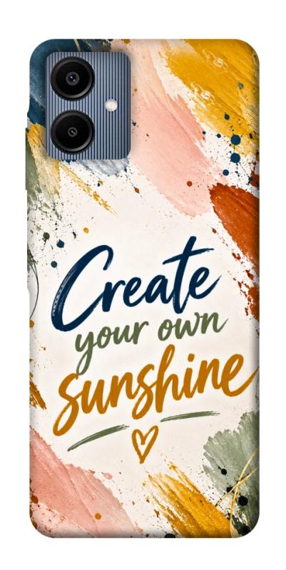 Чехол itsPrint Create sunshine для Samsung Galaxy A06, надписи, купить оптом с доставкой