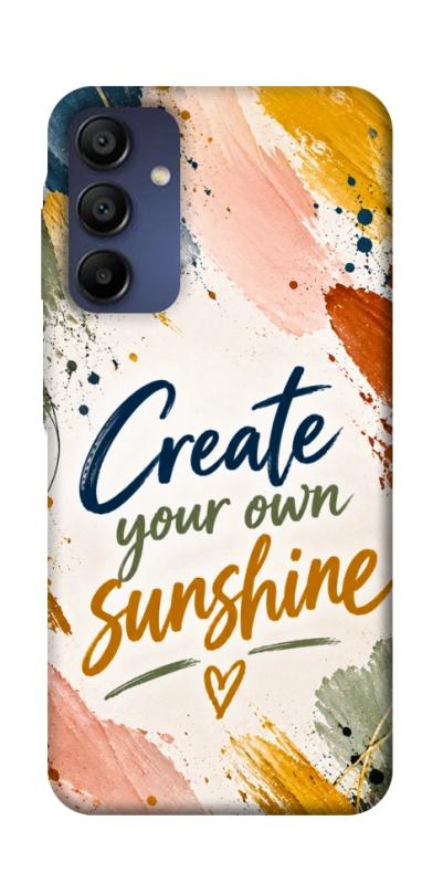 Чохол itsPrint Create sunshine для Samsung Galaxy A16 4G/5G, написи, купити оптом з доставкою