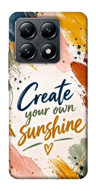Чохол itsPrint Create sunshine для Xiaomi 14T, написи, купити оптом з доставкою