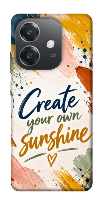 Чохол itsPrint Create sunshine для Oppo A3 4G, написи, купити оптом з доставкою