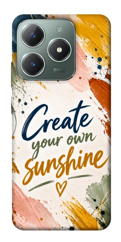 Чохол itsPrint Create sunshine для Realme C61 4G, написи, купити оптом з доставкою