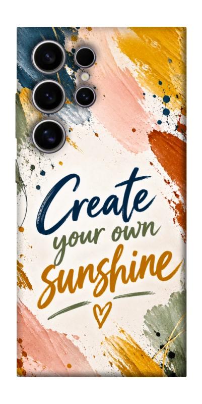 Чохол itsPrint Create sunshine для Samsung Galaxy S25 Ultra, написи, купити оптом з доставкою