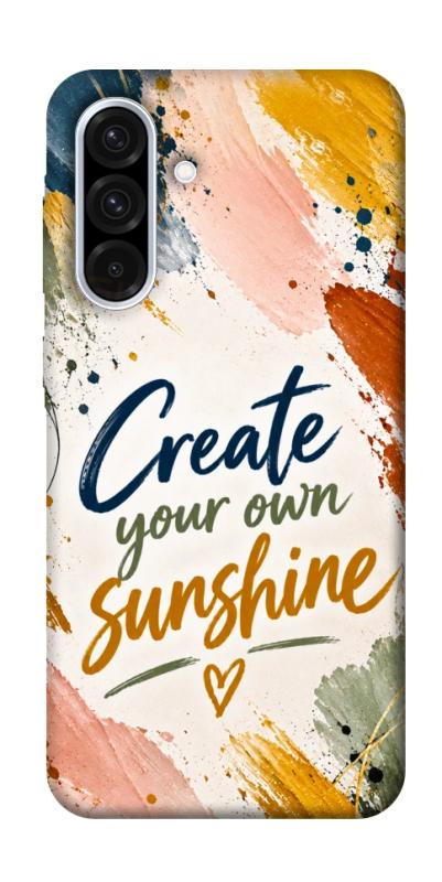 Чохол itsPrint Create sunshine для Samsung Galaxy A36 5G, написи, купити оптом з доставкою
