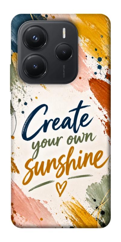 Чохол itsPrint Create sunshine для Xiaomi Redmi Note 14 5G, написи, купити оптом з доставкою