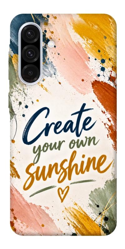Чохол itsPrint Create sunshine для Samsung Galaxy A56 5G, написи, купити оптом з доставкою