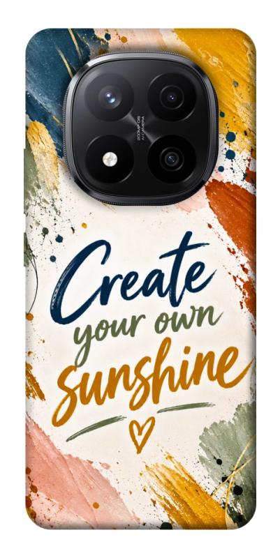 Чохол itsPrint Create sunshine для Xiaomi Redmi Note 14 Pro+ 5G, написи, купити оптом з доставкою