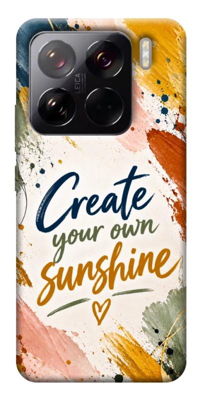 Чохол itsPrint Create sunshine для Xiaomi 15 Pro, написи, купити оптом з доставкою