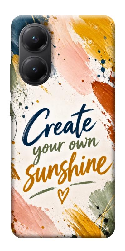 Чехол itsPrint Create sunshine для Xiaomi Poco X7 Pro, надписи, купить оптом с доставкой