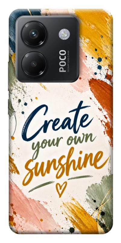 Чехол itsPrint Create sunshine для Xiaomi Poco M7 Pro 5G, надписи, купить оптом с доставкой