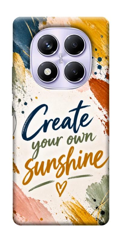 Чехол itsPrint Create sunshine для Xiaomi Redmi Note 14 Pro 4G, надписи, купить оптом с доставкой